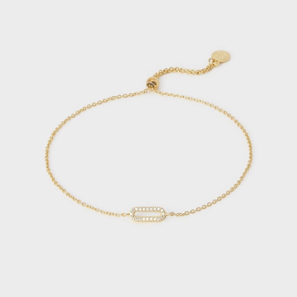 Gorjana 18k gold plated parker bracelet